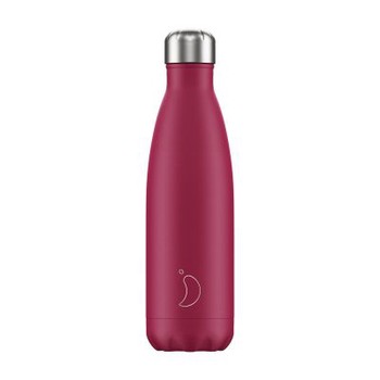 CHILLY'S 500ML MATT PINK BOTTLE