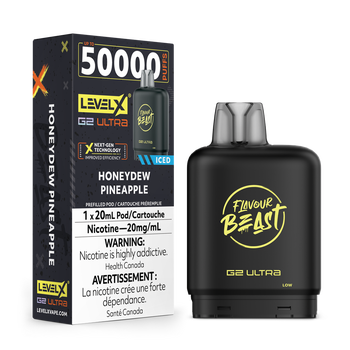 Level X Flavour Beast G2 Ultra 50K Pod - Honeydew Pineapple Iced