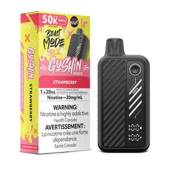 Flavour Beast Mode Max 2 50k - Gushin' Strawberry