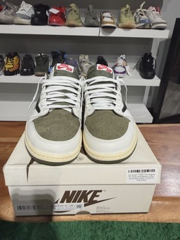 Air Jordan 1 Retro Low Original SP Travis Scott Medium Olive • Pre-Owned [5828] - view 3
