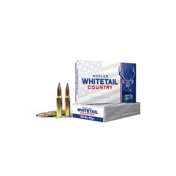 Nosler Whitetail Country .308 Win 165gr Solid Base SP 20 Rounds