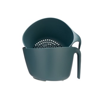 FUSION TWIST MIXING BOWL AND COLANDER SET - BLUE