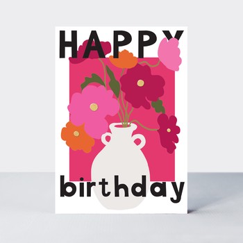 Rachel Ellen - Belle - Happy Birthday/Pink Poppies - Bell06