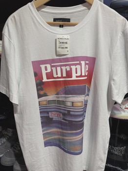 Purple Brand Tee White sz L • Brand New [3084] - view 2