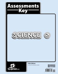 Used BJU Science 2 Assessment Key (5th ed)