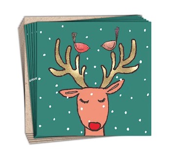 Paperbird - 6 Hello Deer Card Charity Pack WX1109