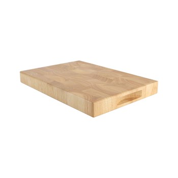 HEVEA END GRAIN BOARD - 38 X 26CM