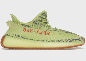 adidas Yeezy Boost 350 V2 Semi Frozen Yellow • Pre-Owned [7941] - view 2
