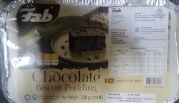 Fab Chocolate Biscuit Pudding 500g (Only on Shop Visits)