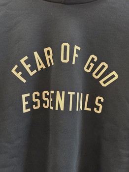 Essentials black hoodie • Brand New [7636] - view 2