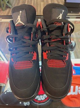 Air Jordan 4 Retro Red Thunder No Box • Pre-Owned [0832] - view 2
