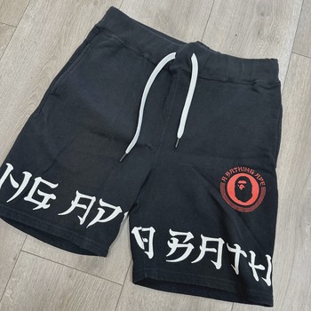 A Bathing Ape lettered sweat shorts • Pre-Owned [9981] - view 2