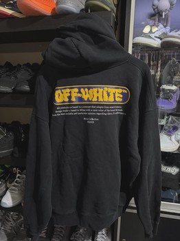 Off White Black Hoodie (size XXL) • Pre-Owned [9064] - view 2