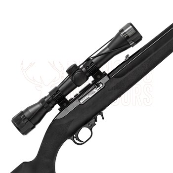 Ruger 10/22 Hogue Blued .22 LR + 4x40mm Scope + Suppressor