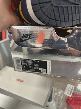 Nike Dunk Low Off-White University Gold • Brand New [9744] - view 2