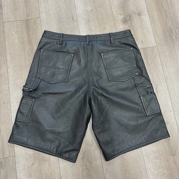 Supreme Leather Double Knee Painter Shorts • Pre-Owned [9710] - view 5