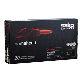 Sako Gamehead .308 180gr Soft Point