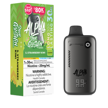 Flavour Beast Alpha Sour Gushin' Series 80K - S. Strawberry Kiwi