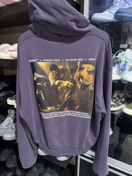 Off White Purple Hoodie M • Pre-Owned [7702] - view 2