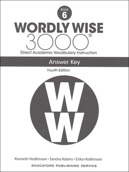 Wordly Wise 3000 Book 6 Ans Key 4th Edition