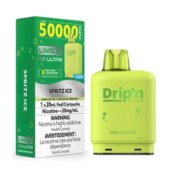 Level X Drip'n G2 Ultra 50K Pod - Spritz Ice