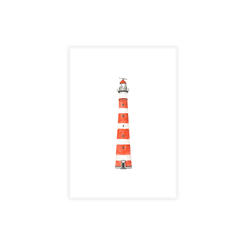 Plek kaartje wit · vuurtoren