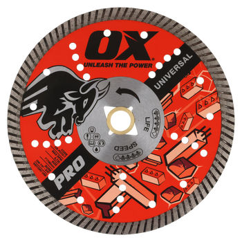 OX - Professional Universal 7'' Diamond Blade - DM 7/8"-5/8" bore