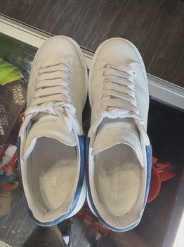 Alexander McQueen White Blue • Pre-Owned [8188] - view 3