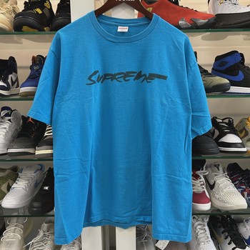 Supreme Futura Box Logo Tee Bright Blue • Pre-Owned [9055] - photo 1