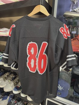 Supreme Reflective Football Jersey Black M • Brand New [9102] - view 2