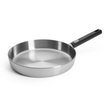 WOLL 'LOGIC STEEL' FRYING PAN WITH REMOVABLE HANDLE - 24CM