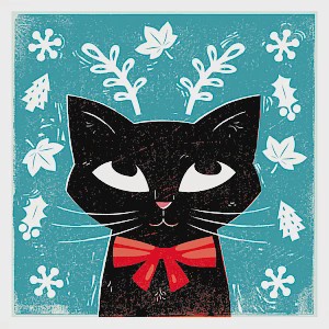 Paperbird - Christmas Cat - IC1330
