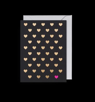 Lagom - Mini Card- Golden Heart Pattern - 4091