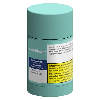 Wildflower Extra Stength 1:1 CBD:THC Relief Stick (500mg) / 60g / Sticks/Roll-ons