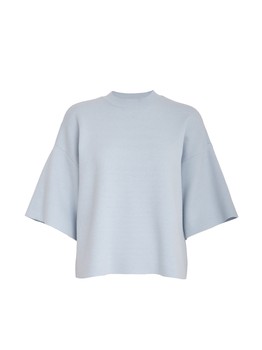 Lupi Knit T-Shirt · Skyway blue