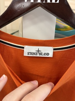 Stone Island logo-print cotton T-shirt - Pre-Owned - view 3