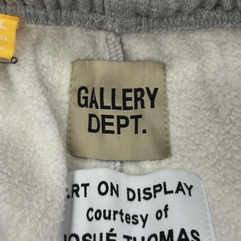 Gallery Dept. Painted Logo Flare Sweatpants in Heather Grey • Pre-Owned [1358] - view 8