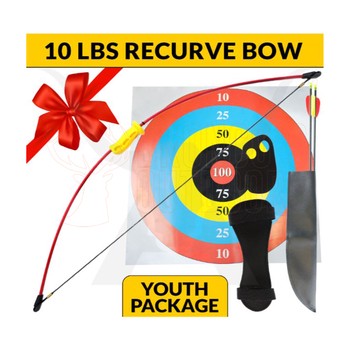 Man Kung Recurve Kids Bow 10lb Set