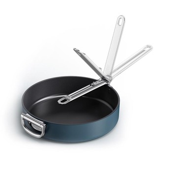 JOSEPH JOSEPH SPACE FOLDING HANDLE FRYING PAN - 28CM