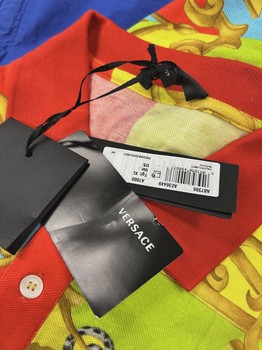 Versace Multicolor Taylor Fit Polo  • Brand New [5636] - view 4