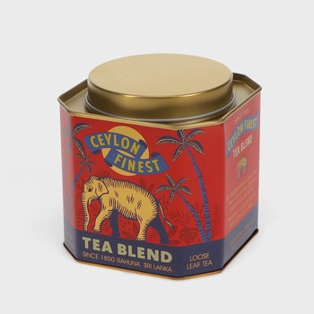 METAL TEA CADDY - CEYLON FINEST