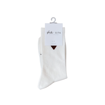 Luna Socks – Love White