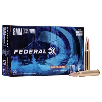 Federal Power Shok Soft Point 8mm Mauser 170gr