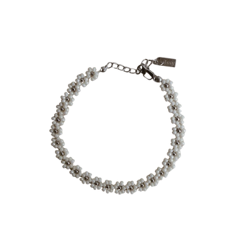 Flower Bracelet - Silver