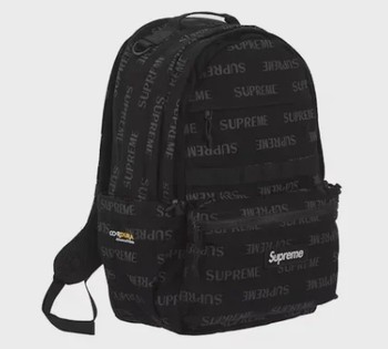 Supreme Logo Backpack (FW26) Black • Brand New [8194] - view 3