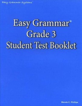 EASY GRAMMAR 3 STUDENT TEST BOOKLET