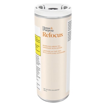 Refocus: Sparkling Green Tea Lemonade with Ginger / 355mL / Blend
