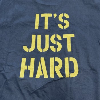 Supreme Hard Tee Navy • Brand New [2104] - view 7