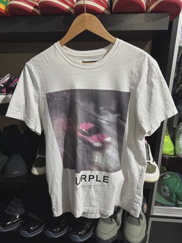 Purple Brand Graph Tee White • Pre-Owned [2457] - view 2