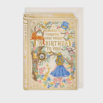 The Art File -STORYBOOK ALICE IN WONDERLAND CARD-RY21